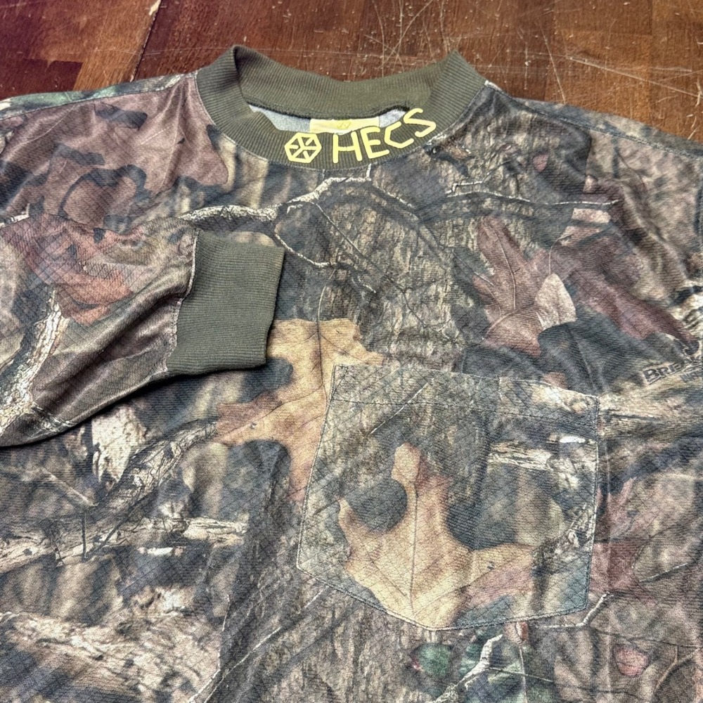 HECS Stealthscreen Shirt Mens M Camo Mossy Oak Break-Up Infinity Long Sleeve